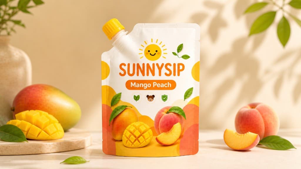 Sunnysip beverage pouch, finished render