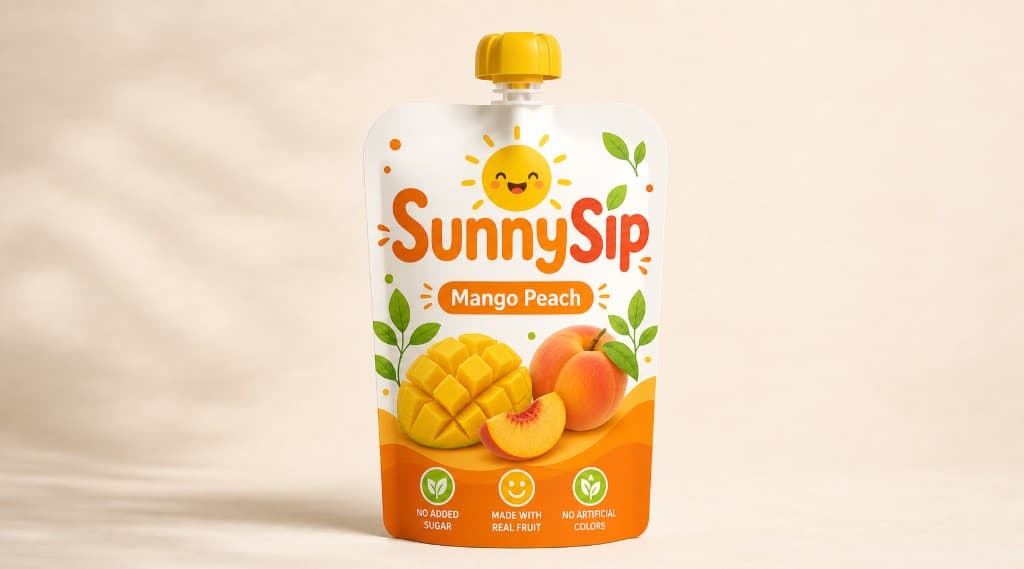 Sunnysip pouch in a styled lifestyle scene