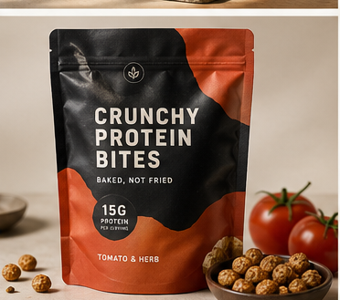 Generated snack pouch design