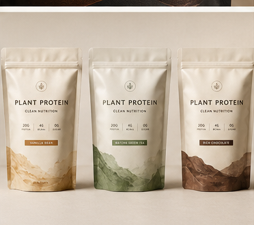 Generated supplement pouch flavor variants